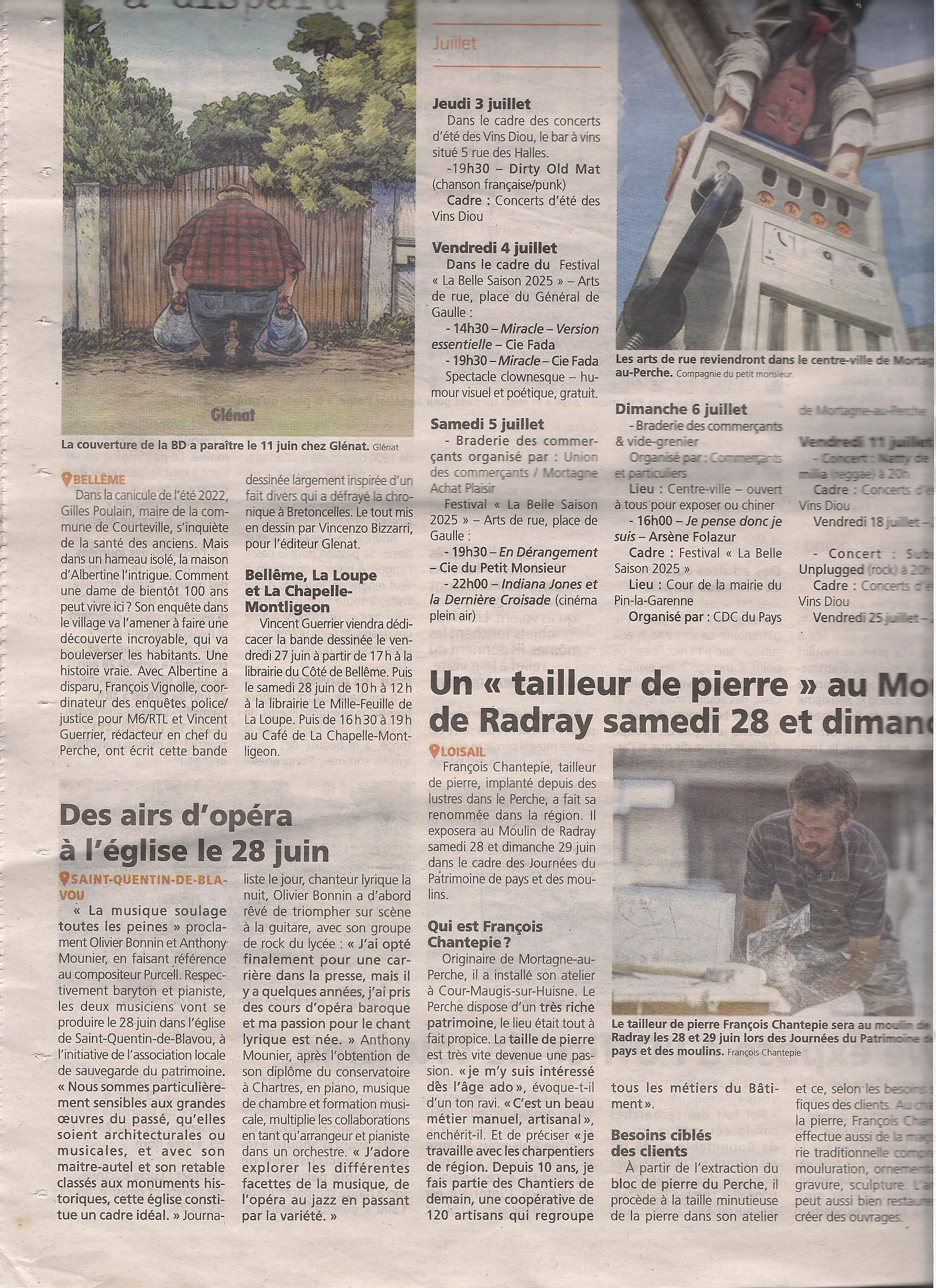 Des airs d'opéra à l'église le 28 juin