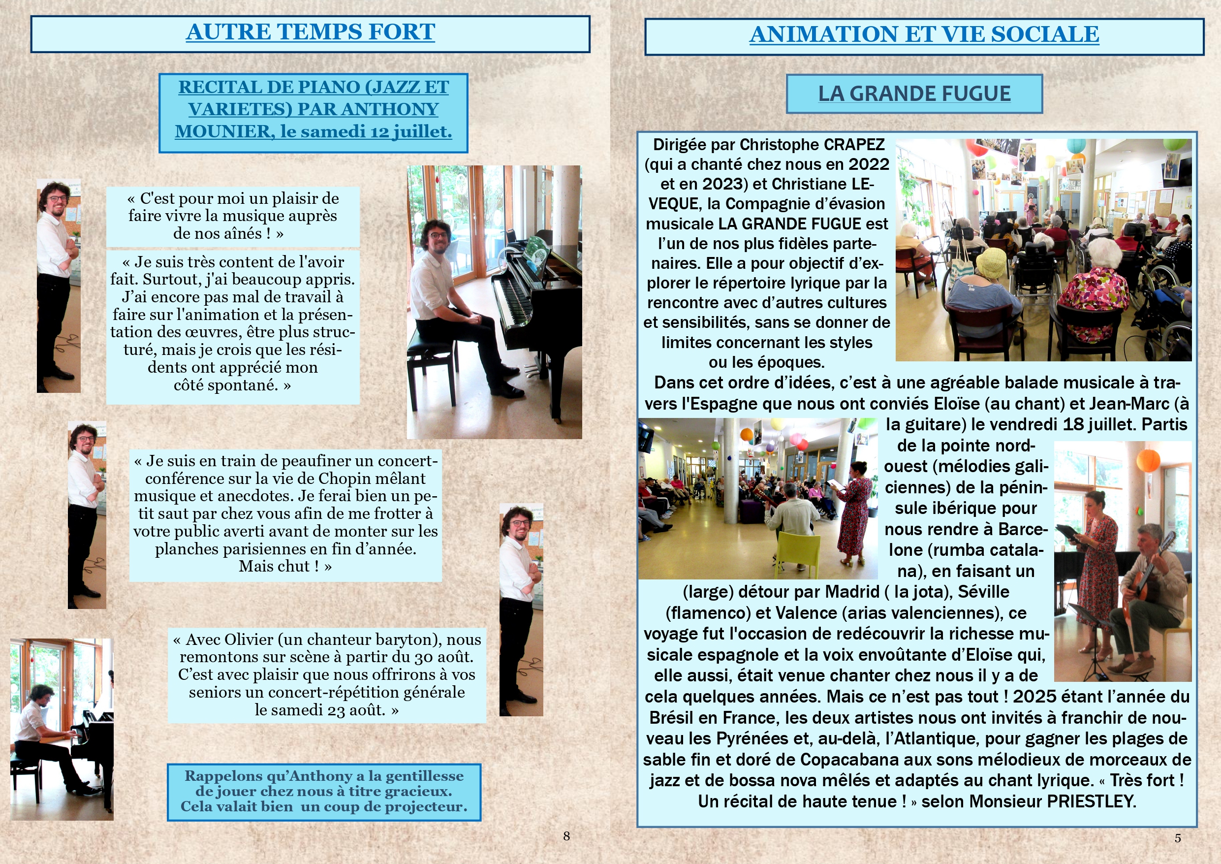 Récital de piano (Jazz et variétés) par Anthony Mounier